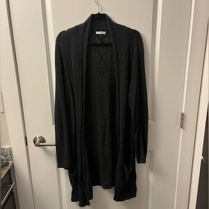 Maurices Black Knit Cardigan